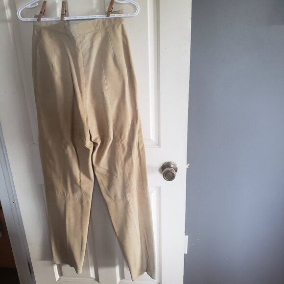 Suede fully lined women's pants - Picture 6 of 6